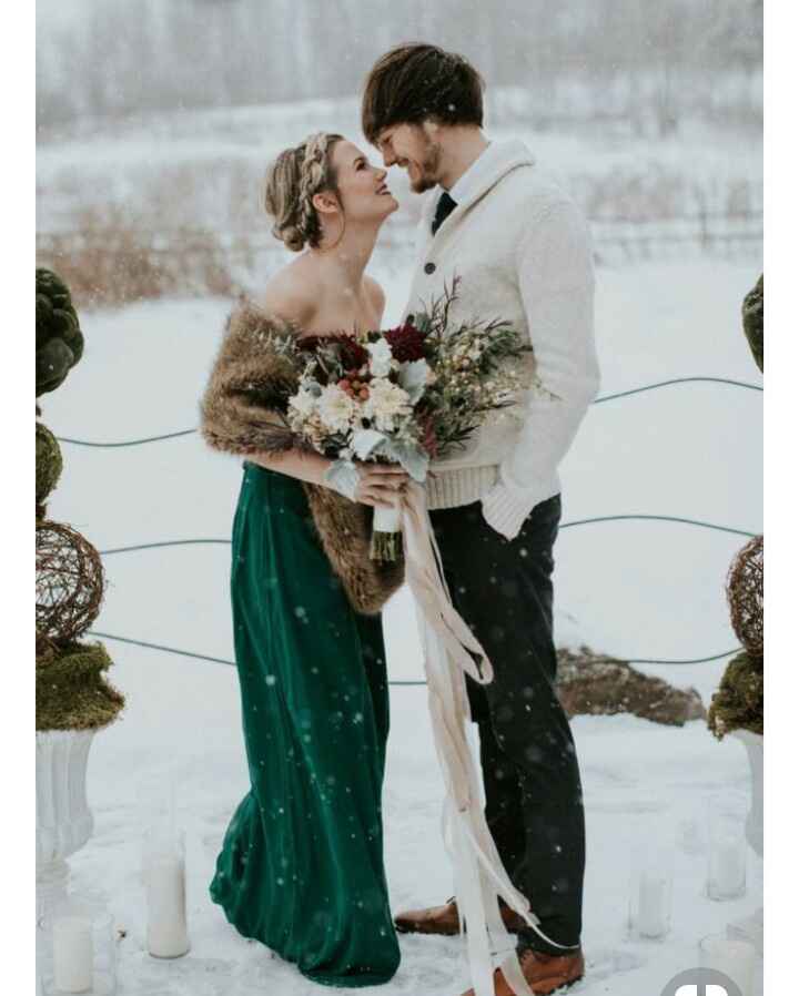 Desafio de cores - inspirações para vestidos de noiva verdes - 2