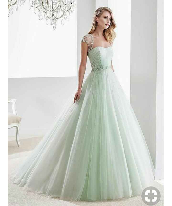 Desafio de cores - inspirações para vestidos de noiva verdes - 4