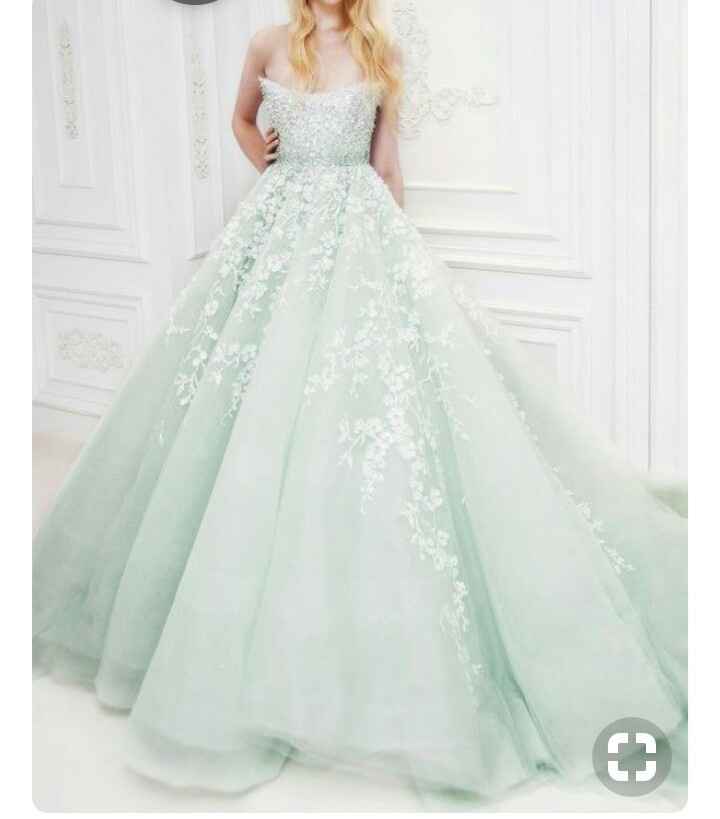 Desafio de cores - inspirações para vestidos de noiva verdes - 5