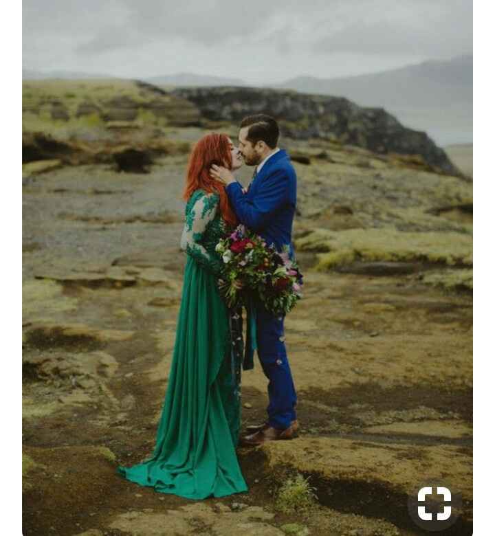 Desafio de cores - inspirações para vestidos de noiva verdes - 6