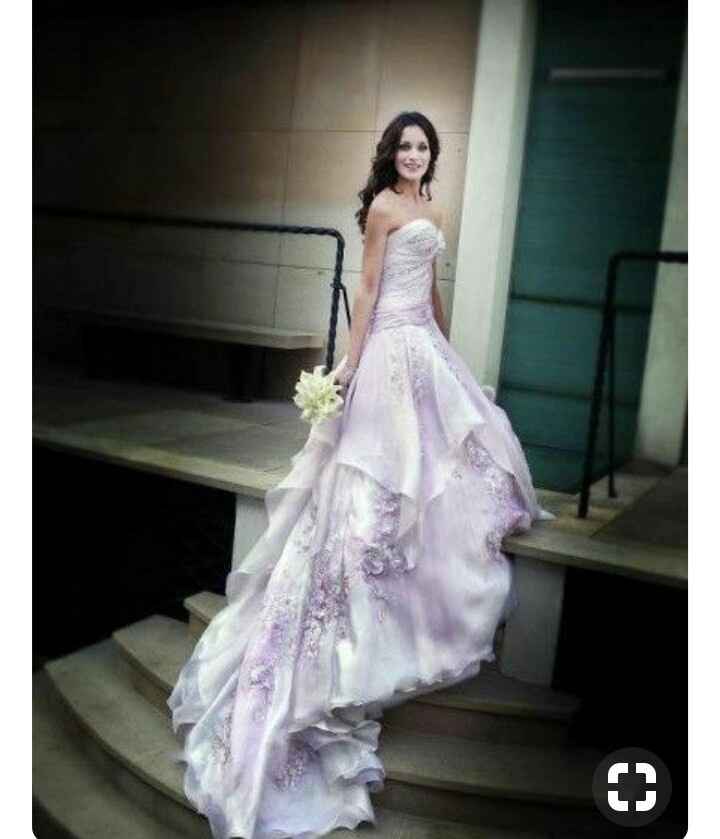 Desafio de cores - inspirações para vestidos de noiva púrpura - 3