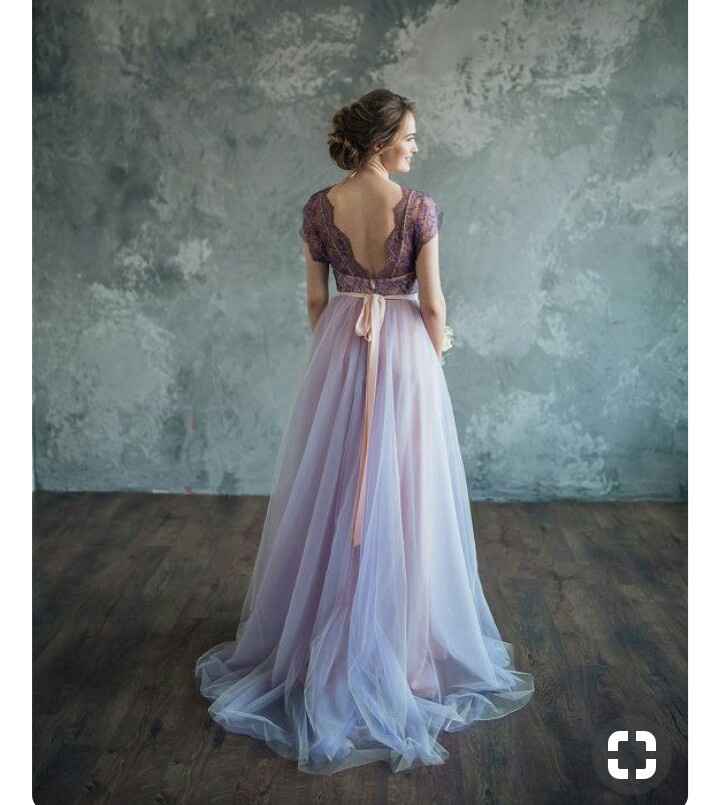 Desafio de cores - inspirações para vestidos de noiva púrpura - 7