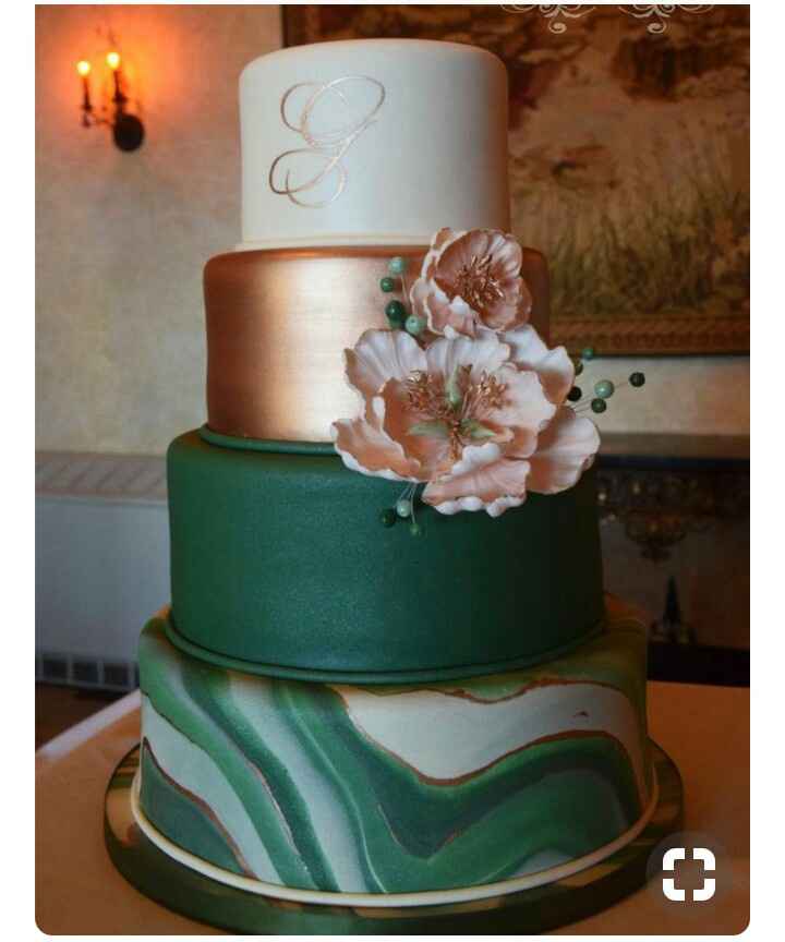 Mês de setembro - mês verde - inspirações para bolo de noivos - 4
