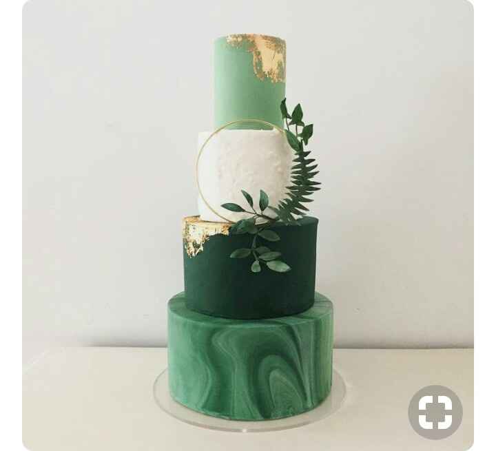 Mês de setembro - mês verde - inspirações para bolo de noivos - 5