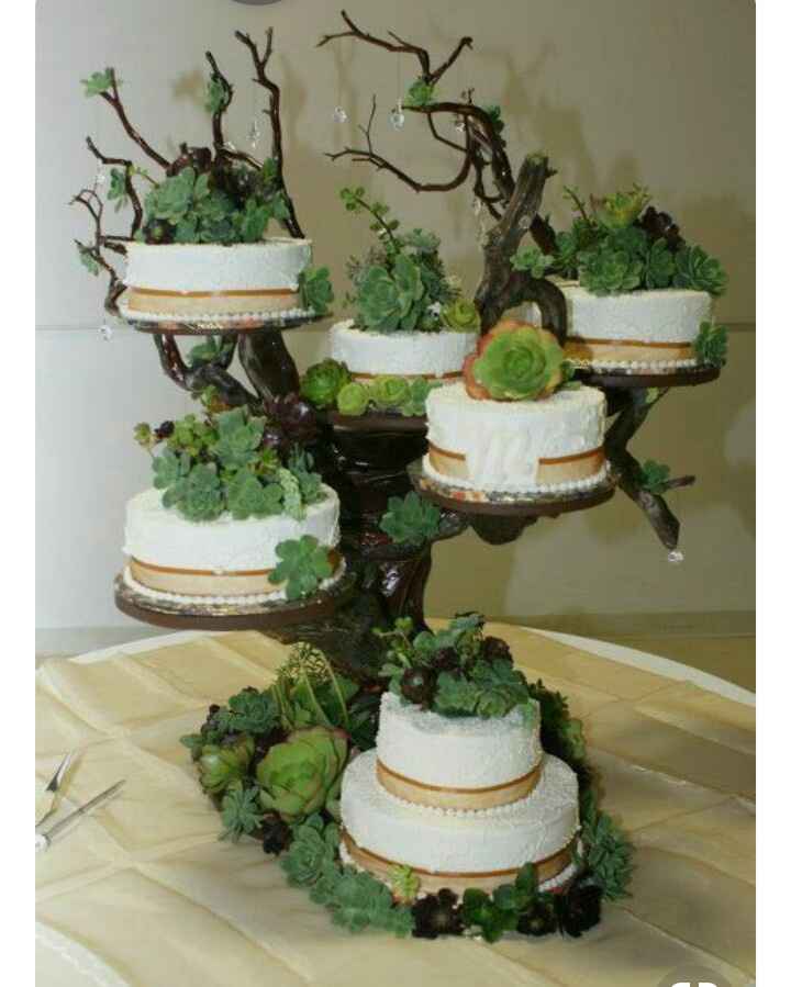 Mês de setembro - mês verde - inspirações para bolo de noivos - 8