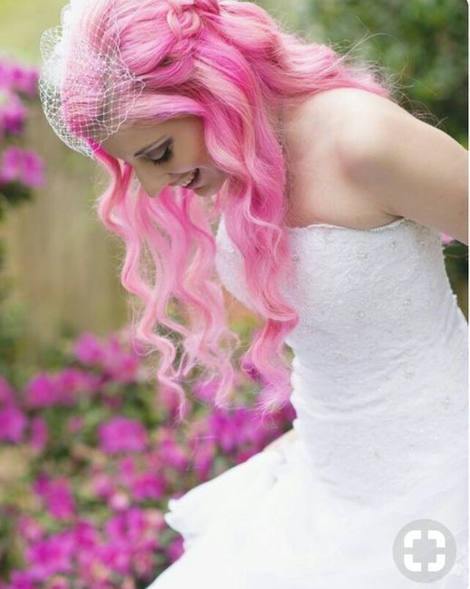 e se o cabelo tiver cor? - inspirações rosa - 8