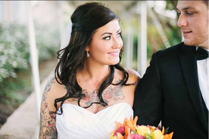 Noivas tatuadas rosa e não só - 8