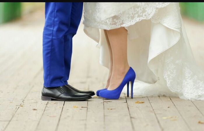 Mês de abril - sapatos azuis para noiva - 5