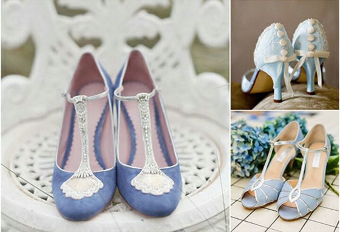 Mês de abril - sapatos azuis para noiva - 9