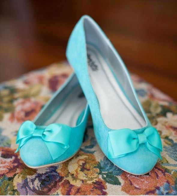 Mês de abril - sapatos azuis para noiva - 18