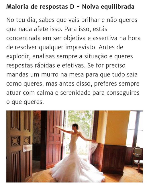Imprevistos de casamento: Sou uma noiva equilibrada Gisela 1