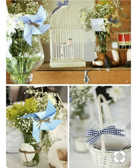 Mês de abril - decorações em azul - 5