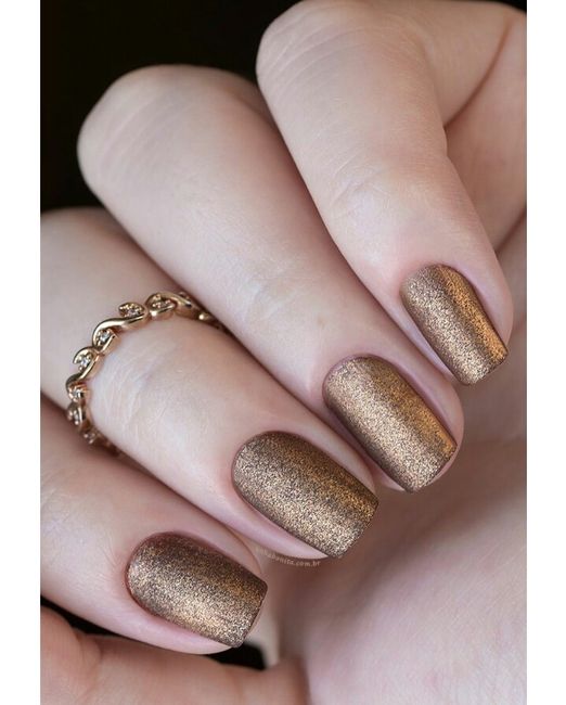 9 inspirações para unhas em castanho 3