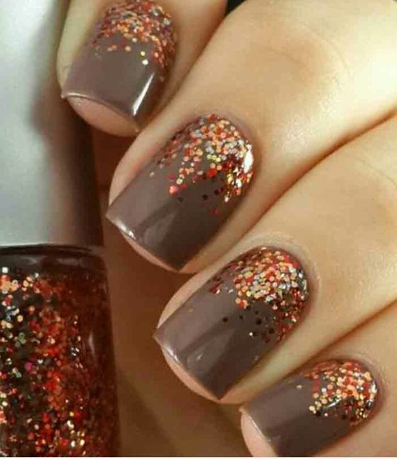 9 inspirações para unhas em castanho 5