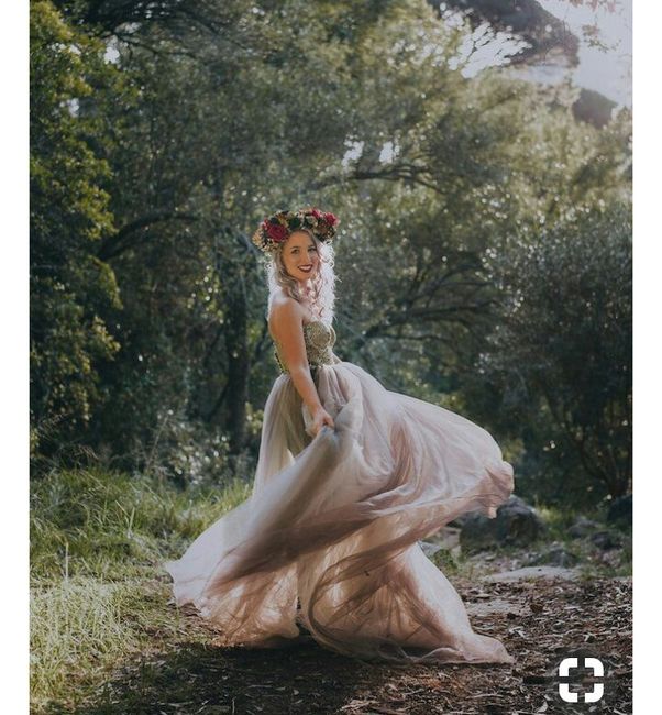 9 inspirações para vestidos de noiva com castanho - 1