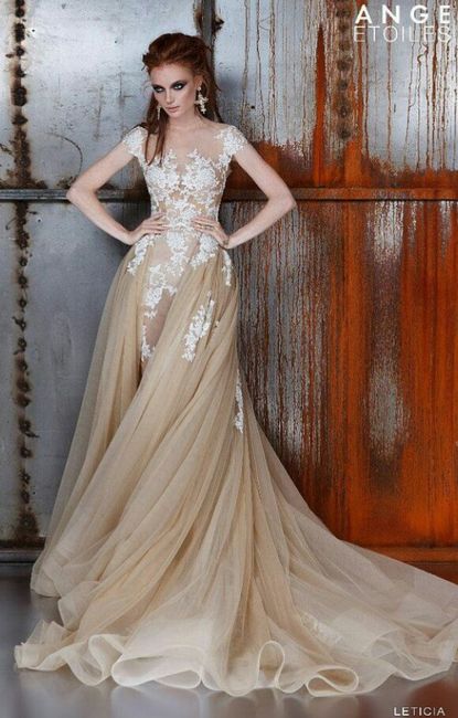 9 inspirações para vestidos de noiva com castanho - 7