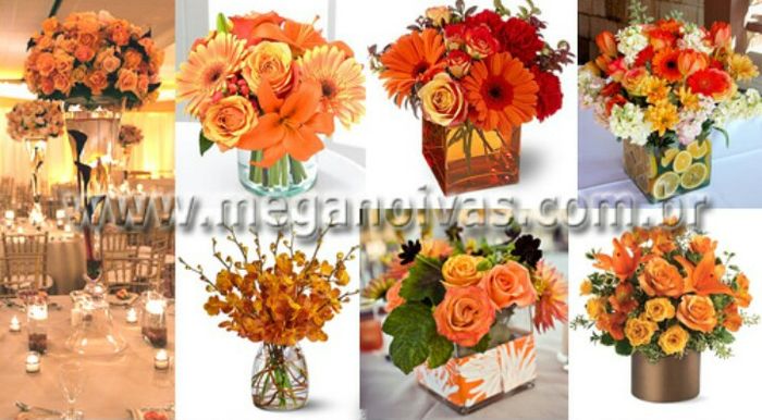 Mês de junho - mês laranja - inspirações para mesas - 10