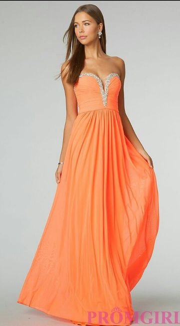 Mês de junho - mês laranja - inspirações para vestidos de madrinha/damas de honra 1