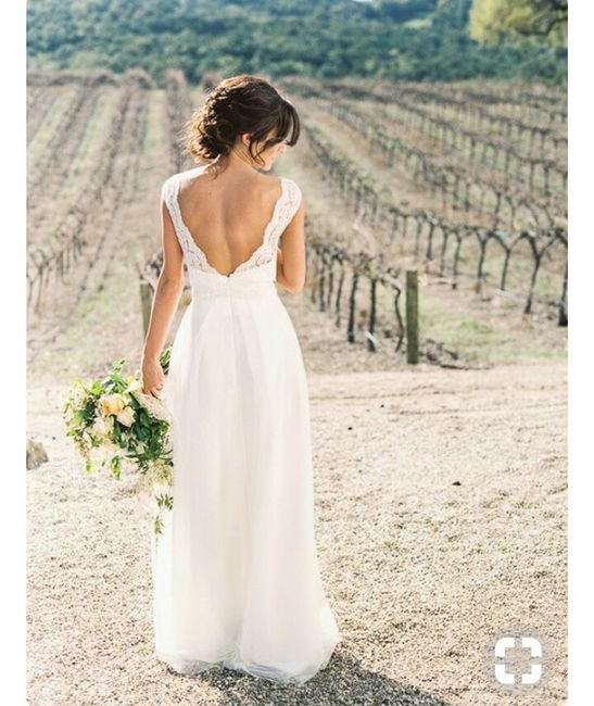o meu vestido de noiva ideal é texto ou em linha a 2