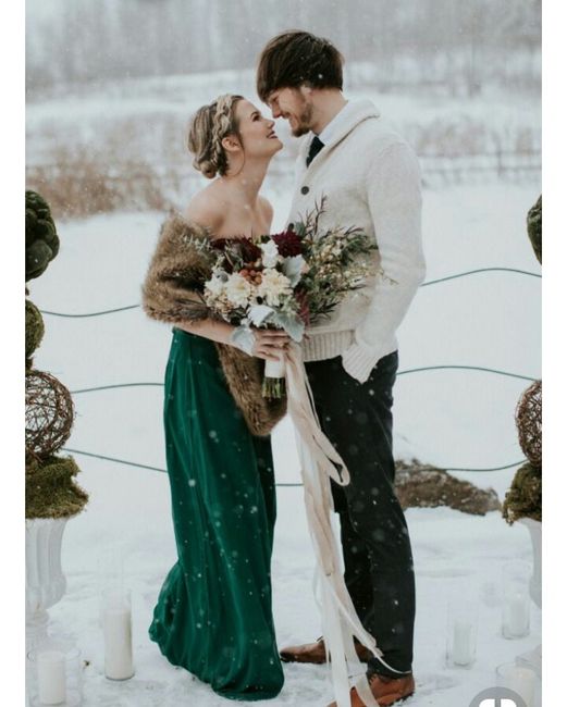 Desafio de cores - inspirações para vestidos de noiva verdes - 2