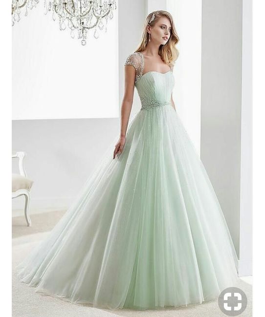 Desafio de cores - inspirações para vestidos de noiva verdes - 4