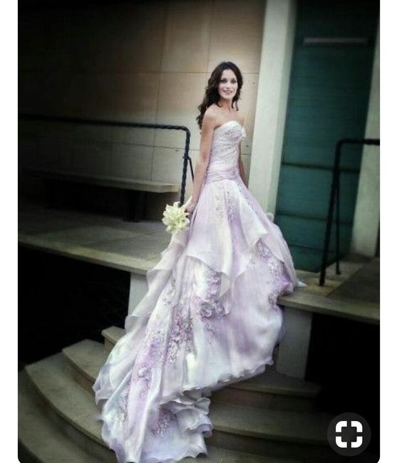 Desafio de cores - inspirações para vestidos de noiva púrpura - 3
