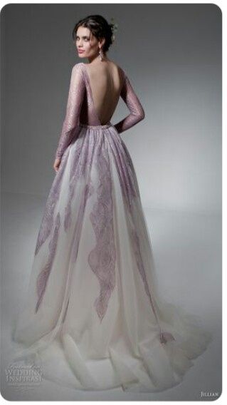 Desafio de cores - inspirações para vestidos de noiva púrpura - 4