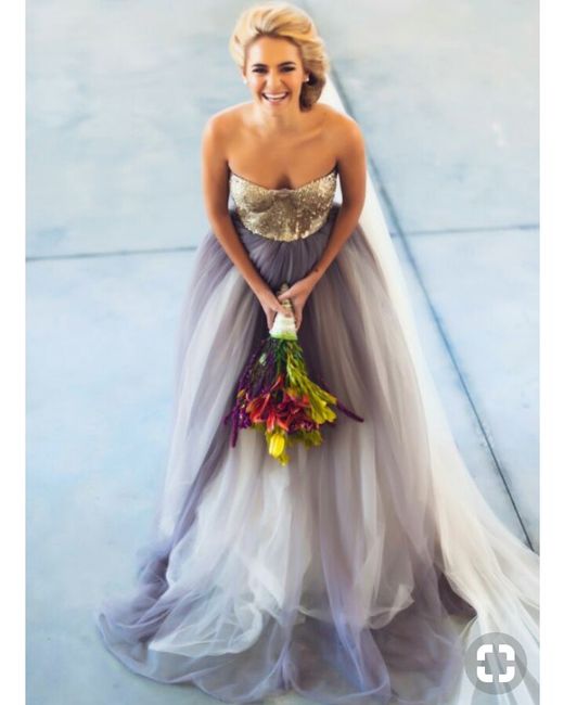 Desafio de cores - inspirações para vestidos de noiva púrpura - 9