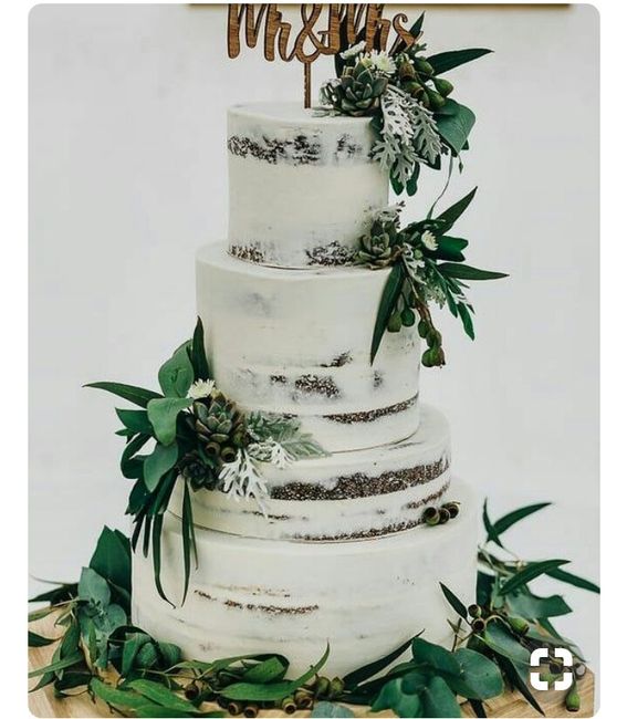Mês de setembro - mês verde - inspirações para bolo de noivos - 3