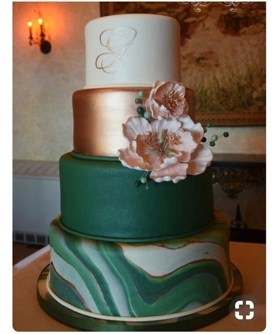 Mês de setembro - mês verde - inspirações para bolo de noivos - 4