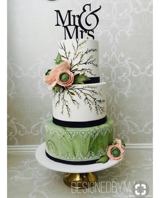 Mês de setembro - mês verde - inspirações para bolo de noivos - 11