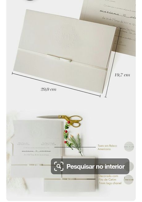 Inspirações para convites (estilo clássico) - 7