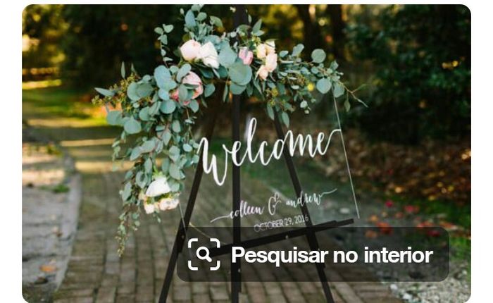 Inspirações para quadros de boas vindas ao estilo clássico - 3