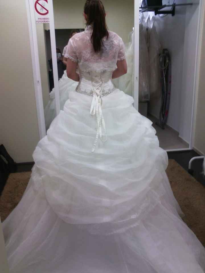 vestido parte traz