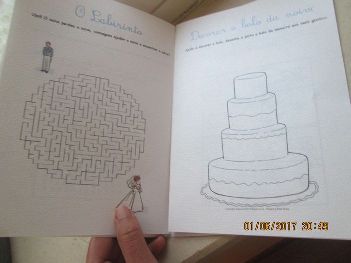 mensagem com sopinha de letras