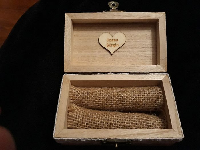 Porta alianças! Check ✅ 2