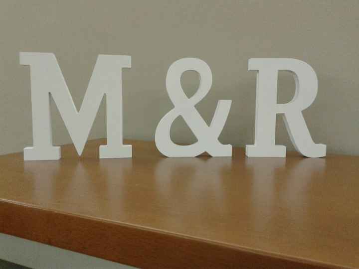 Letras de madeira - 1