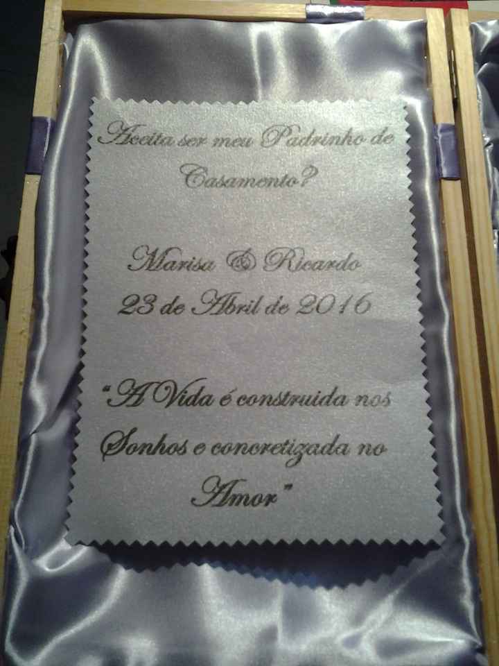 Convite padrinhos de casamento - 5
