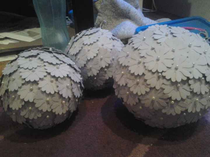 Centros de mesa diy - super em conta - 2