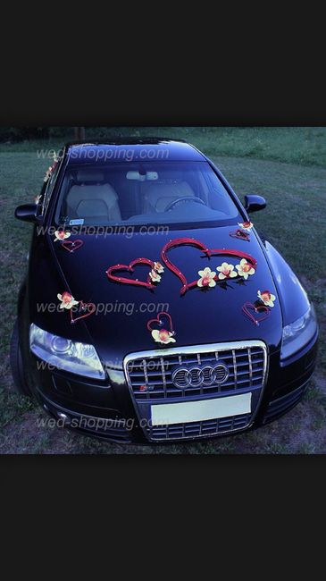 Decorações carros noivos - 1