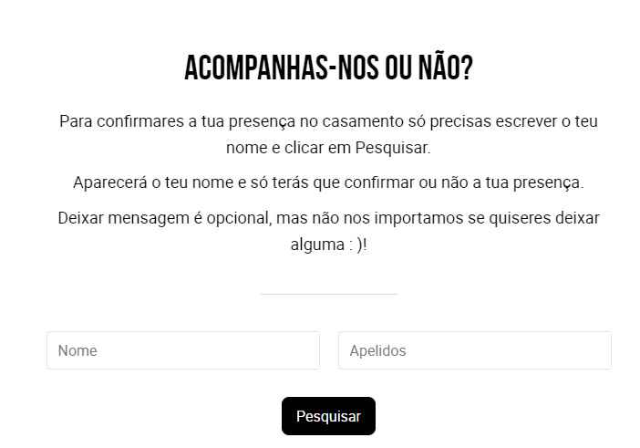 Preciso saber onde eu clico para criar minha lista de convidados no site de casamentos.pt para que e