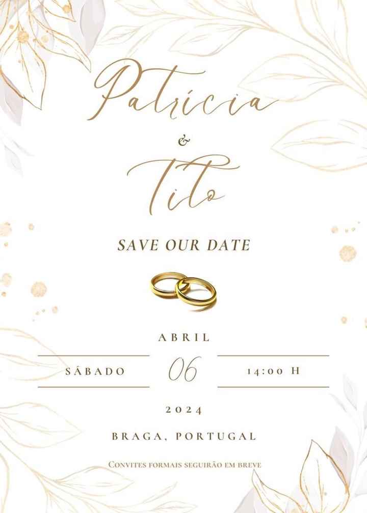 Save the date - 1