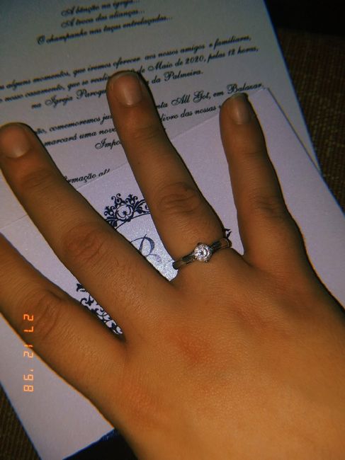 Bora partilhar o nosso anel de noivado? 💍😍 - 1