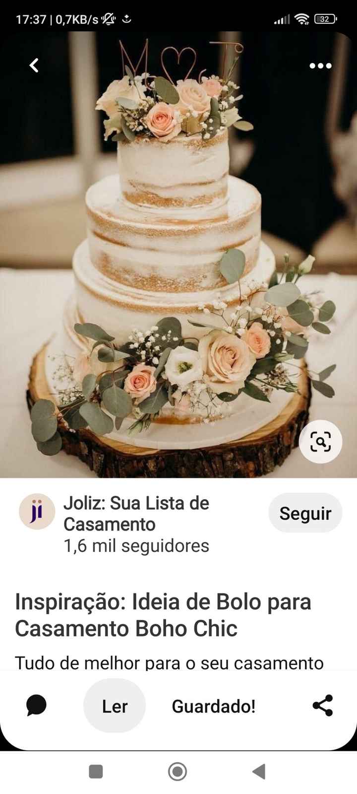 Ideia do bolo e top bolo - 2