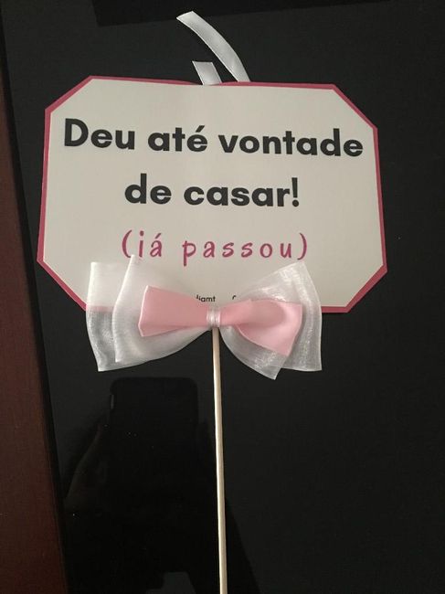 Deu vontade de casar