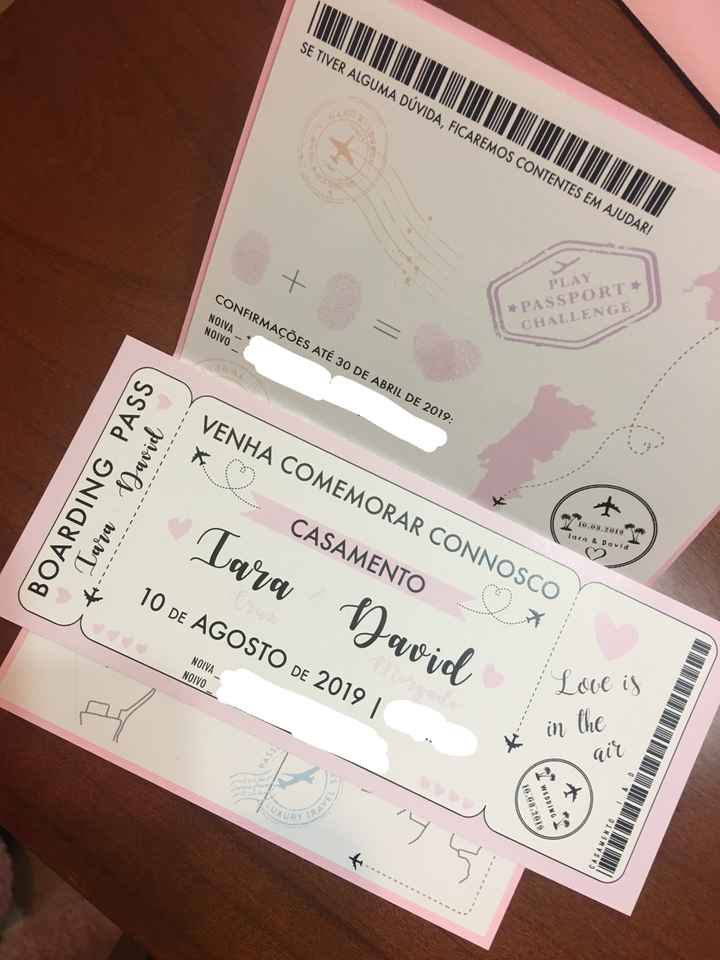 Convites entregues ✔️ - 3