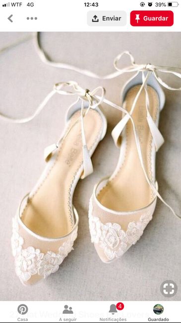 Sapatos de noiva-dilema total - 1