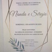 Convites de casamento! - 2