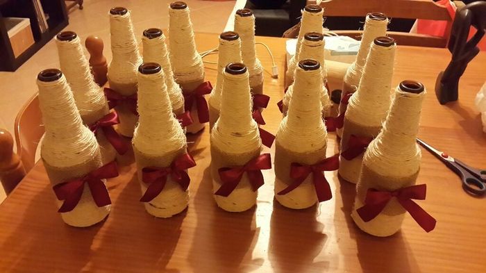 Garrafas para marcar o numero da mesa - 3