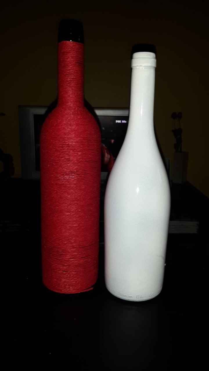 Garrafas para marcadores de mesa